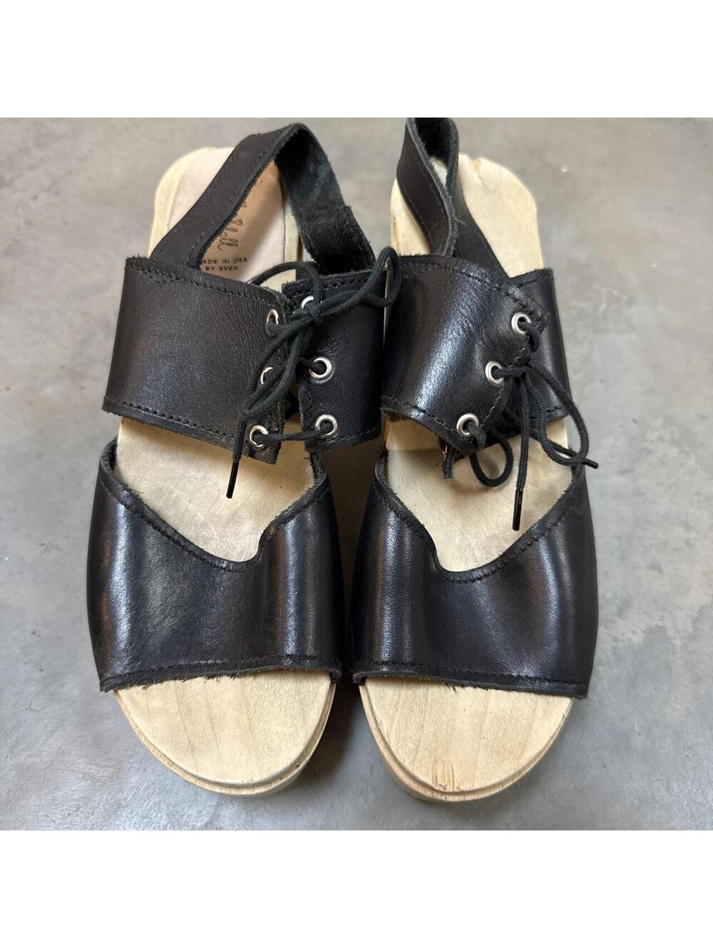 Loeffler Randall Women's Black and Brown Sandal